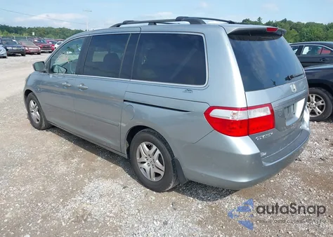 2007 Honda Odyssey Ex-L из США, поврежденный, VIN 5FNRL38677B138266